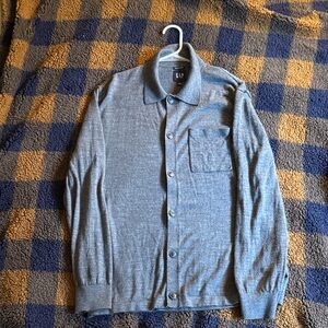 GAP Men's Light Gray Shirt Jacket